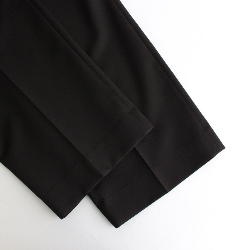 LONG WIDE TROUSERS #DARK BROWN [ST.1094]