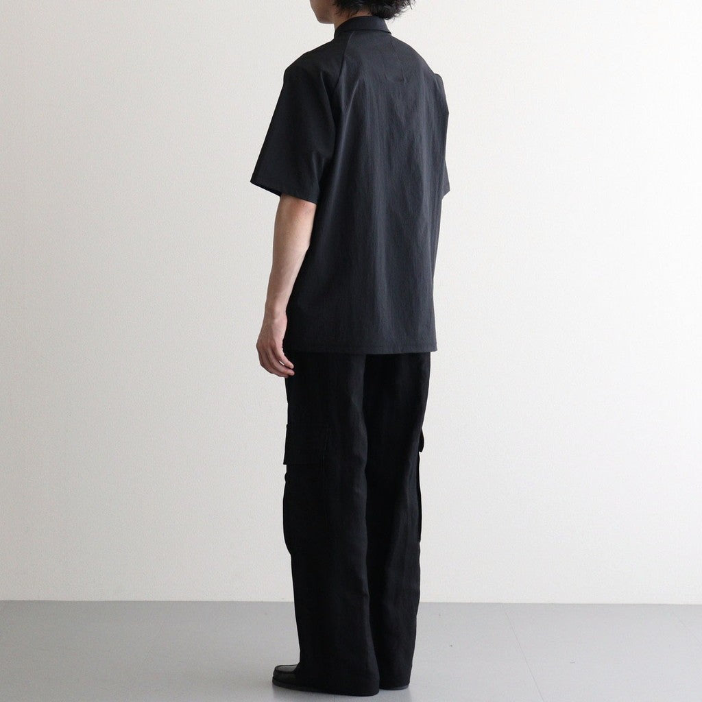 VIS/LI/RA TWILL CARGO TROUSERS #BLACK [ST.1434]