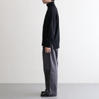 WOOL/ALPACA KNIT LOOSE TURTLE NECK PO #BLACK [ST.1295]