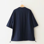 綿天竺 製品プリント S/S ポケットTシャツ #NAVY [HO-T015-051]