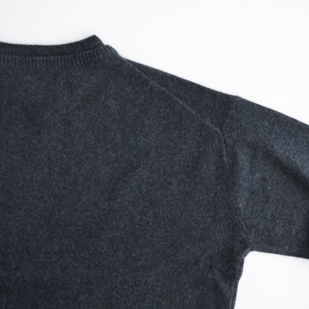 COMFORT TOUCH DOUBLE COLLAR PULLOVER #CHARCOAL GRAY [N0055]