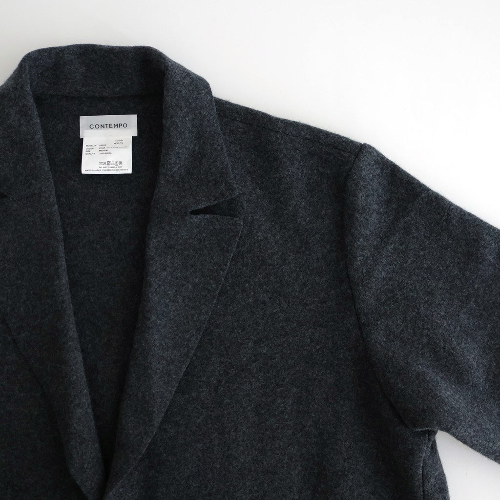 Felt Long Coat #CHARCOAL [53052503]