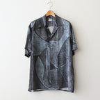 Printed Tencell Open Collar Shirt #BLACK [YK26SS01284SH]