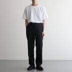 ウールトロ テーパードパンツ #BLACK [HO-P101-051]