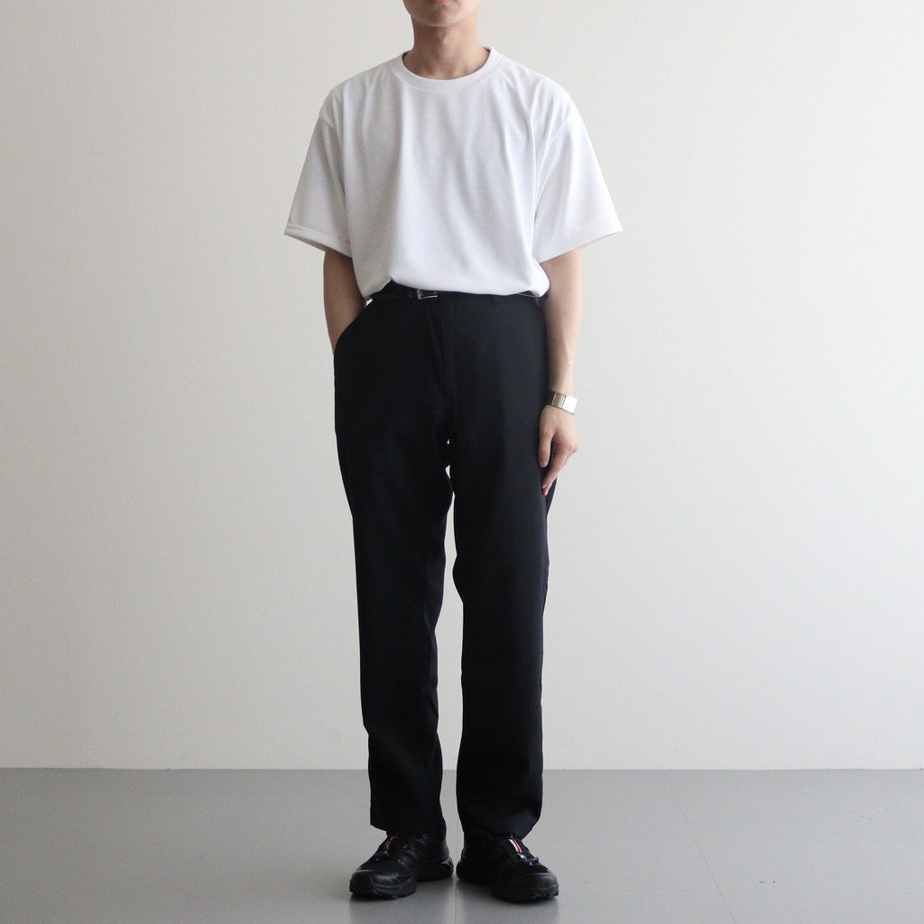 ウールトロ テーパードパンツ #BLACK [HO-P101-051]