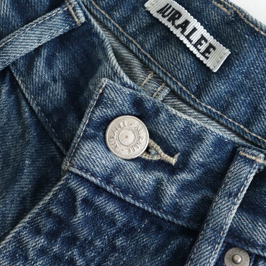 SELVEDGE FADED LIGHT DENIM PANTS #LIGHT INDIGO [A25SP06DE SELVEDGE FADED LIGHT DENIM PANTS #LIGHT INDIGO [A25SP06DE