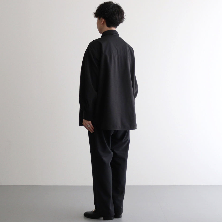 SYNTHETIC FLEECE SHIRT #BLACK [FSC243-30094]