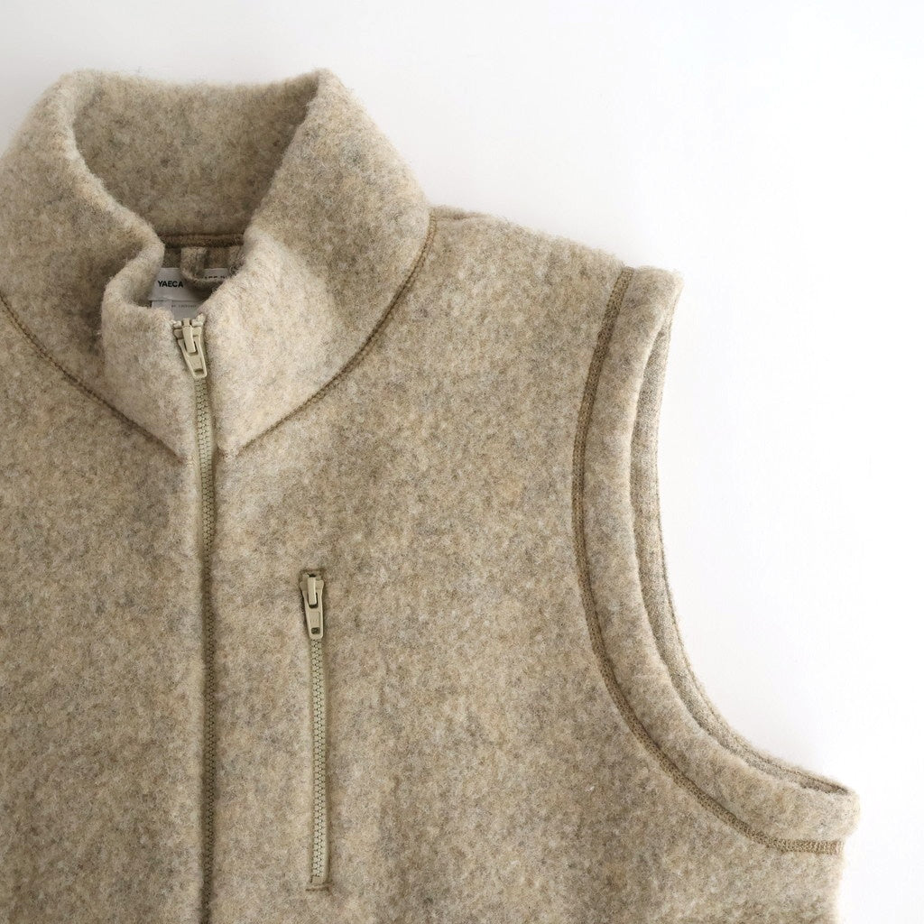 Wool Fleece Vest #NATURAL BEIGE [13052405]