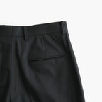 MERINO COLLEGE FLANNEL STANDARD PANTS #BLACK [PRAGLW0900]