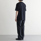 綿天竺 製品プリント S/S Tシャツ #BLACK [HQ-T101-051]