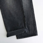 LOOSE DENIM PANTS #BLACK [ST.1566]