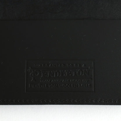 Pendleton - folded card case #black/Harding emboss [pd-c-fcc]