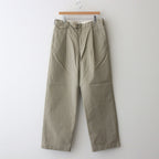 WASHED FINX CHINO ONE-TUCK PANTS #LIGHT KHAKI [A25SP02FC]
