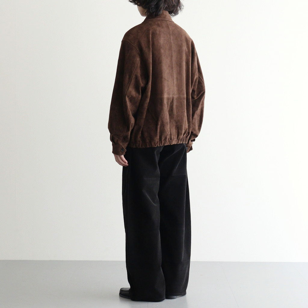 GOAT SUEDE ZIP JACKET #BROWN [ST.1551]