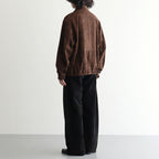 GOAT SUEDE ZIP JACKET #BROWN [ST.1551]