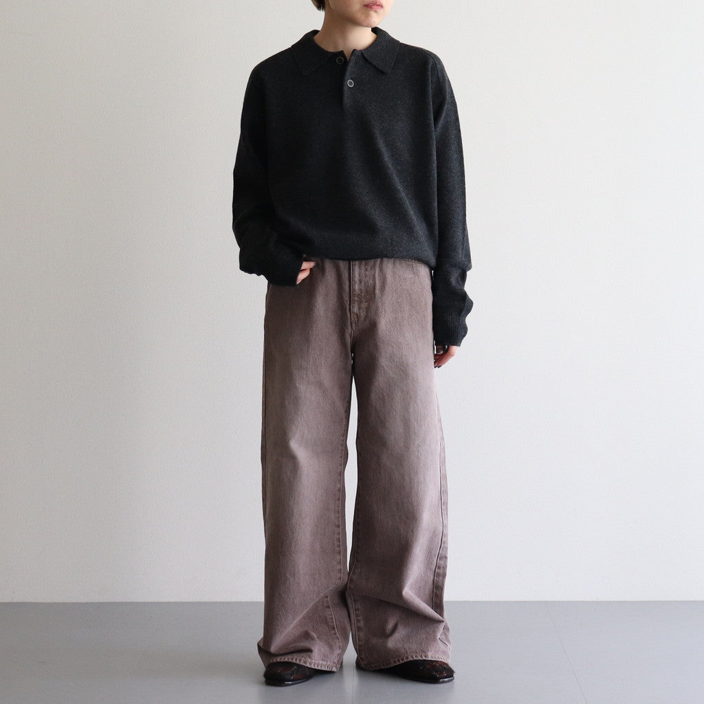 M-G Knit Polo #C.Gray [2403-012]