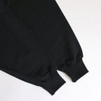 LIGHT OZ CREW NECK SWEAT #BLACK [FSC251-70160B]