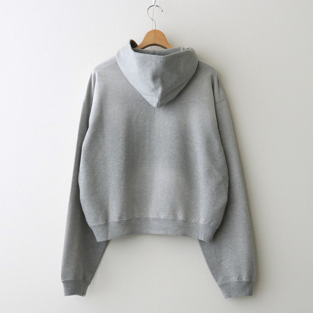 PRODUCT DYED PIMA LIGHT SWEAT ZIP PARKA #TOP GRAY [A25AP01MS]