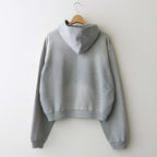 PRODUCT DYED PIMA LIGHT SWEAT ZIP PARKA #TOP GRAY [A25AP01MS]
