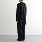 KEY-NECK PULLOVER #BLACK [N0030]
