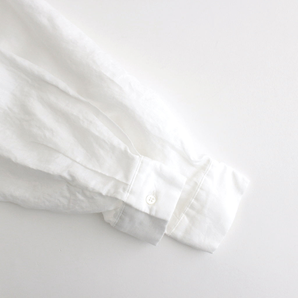 Linen Smock Blouse #WHITE [GL241-50277B]