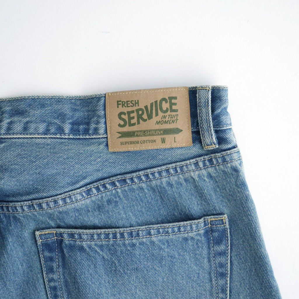 CORPORATE DENIM FIVE POCKET PANTS #LIGHT WASH [FSC263-40156FB]