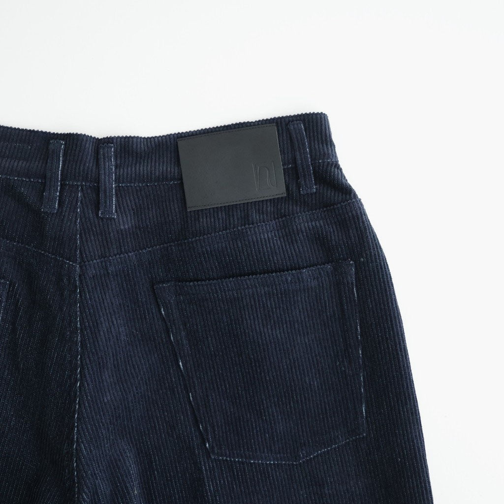 SUMI/INDIGO CORDUROY ASHLEY PANTS #INDIGO [N0059]