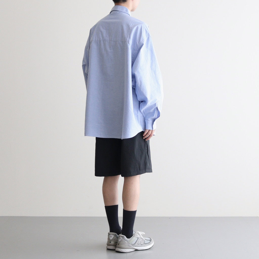 OXFORD FLAP POCKET L/S SHIRT #BLUE [FSW-22-SH_66]