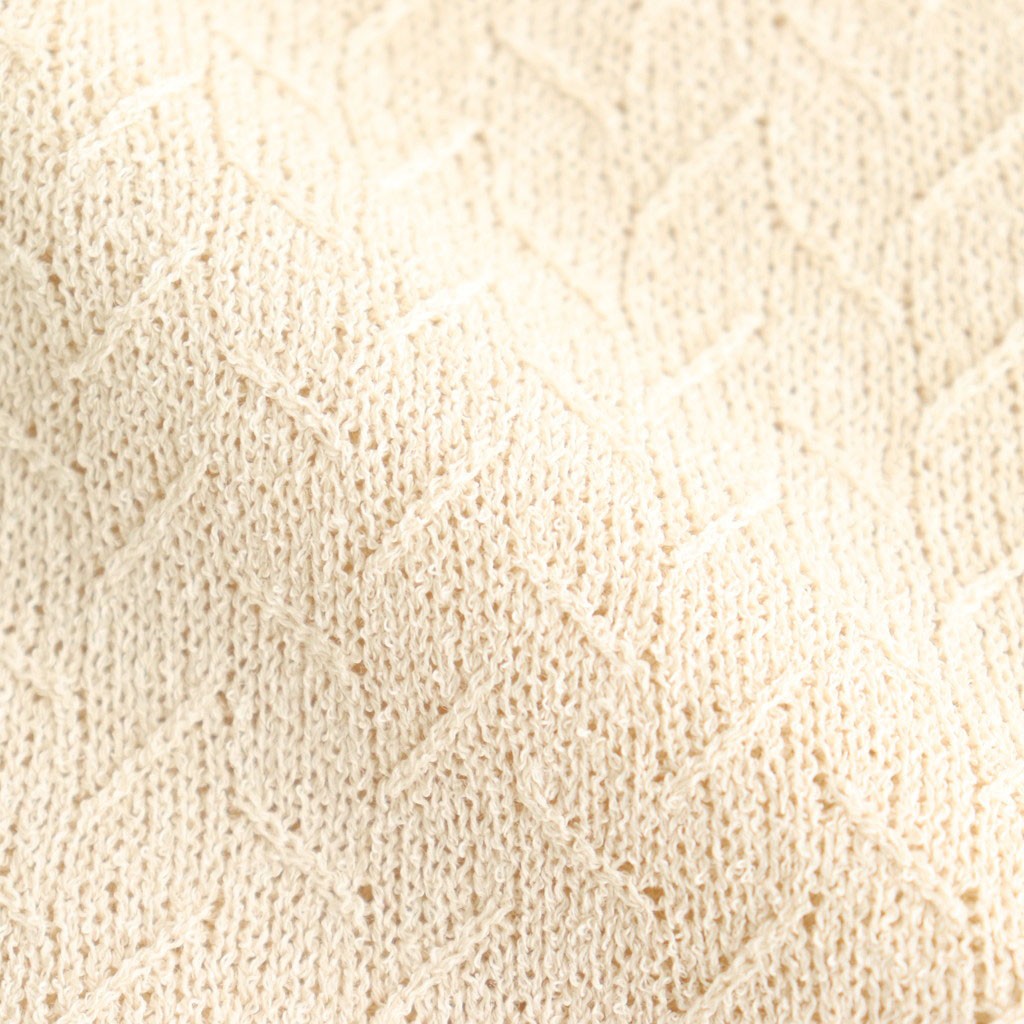 GIMA KNIT POLO SHIRTS #ECRU [25880601]