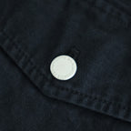 綿オックス 製品加工ブルゾン #BLACK [HP-J016-051]