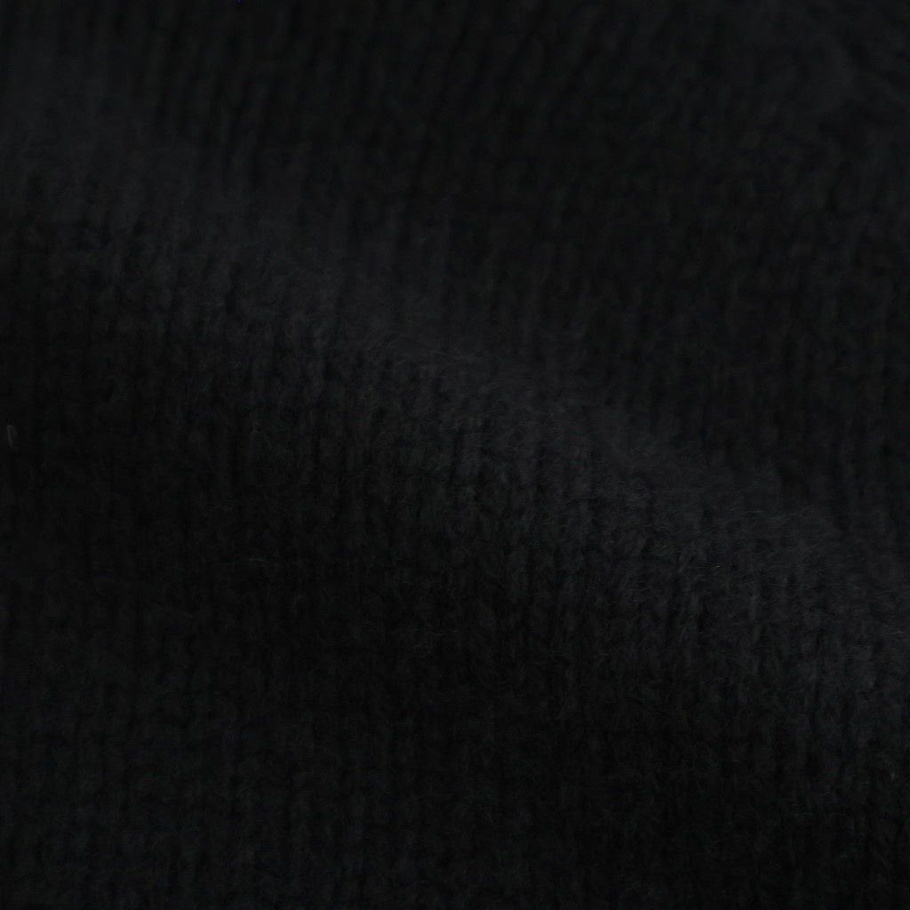 Wool 100% Raglan Knit #BLK [12520520]