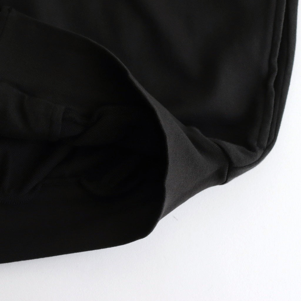 SUPER HIGH GAUGE SWEAT ZIP CARDIGAN #BLACK [A25SC02CU]