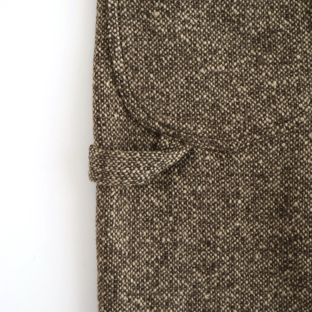 HOMESPUN TWEED PAINTER PANTS #BROWN [A25AP03HT]
