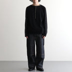 MODERN DENIM PANTS PAINTER #RIGID INDIGO [MODERN005]