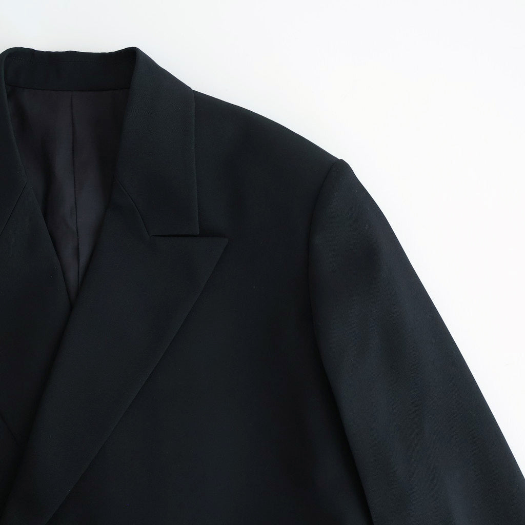Double Breasted Jacket #BLACK [YK25FW01050J] - ciacura 三重県