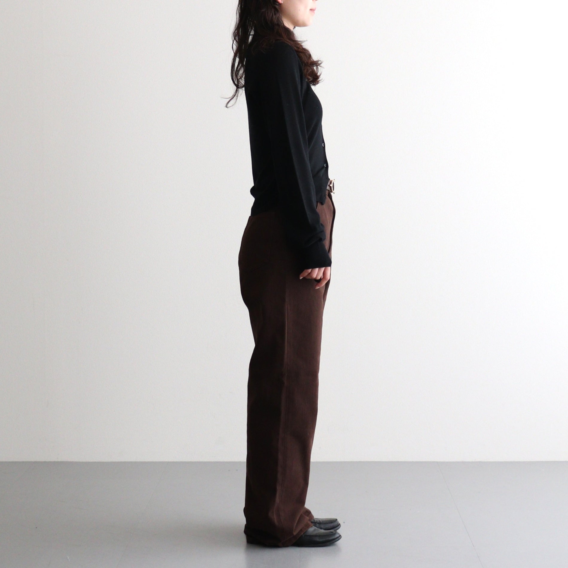 Tencelwool Highneck Knit #BLK [12610520]