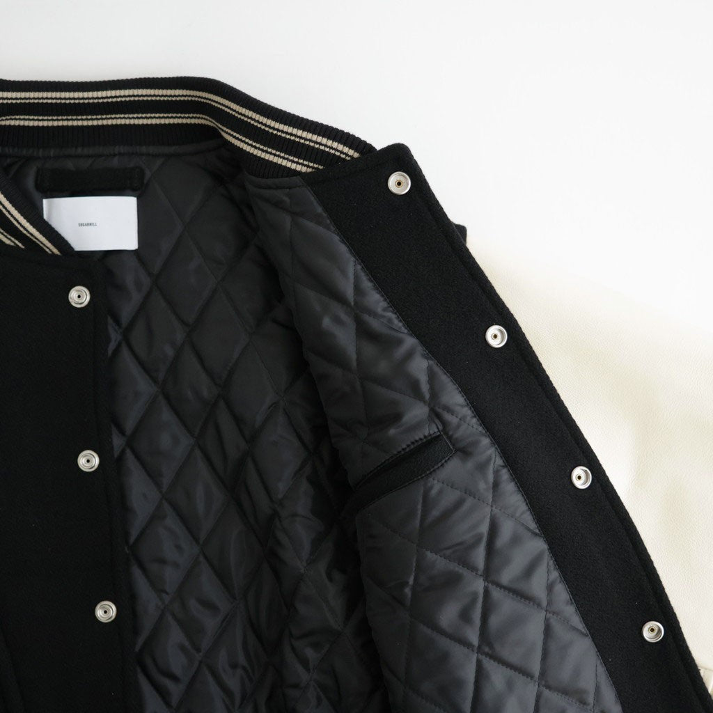 WOOL VARSITY JACKET #BLACK [26330201]