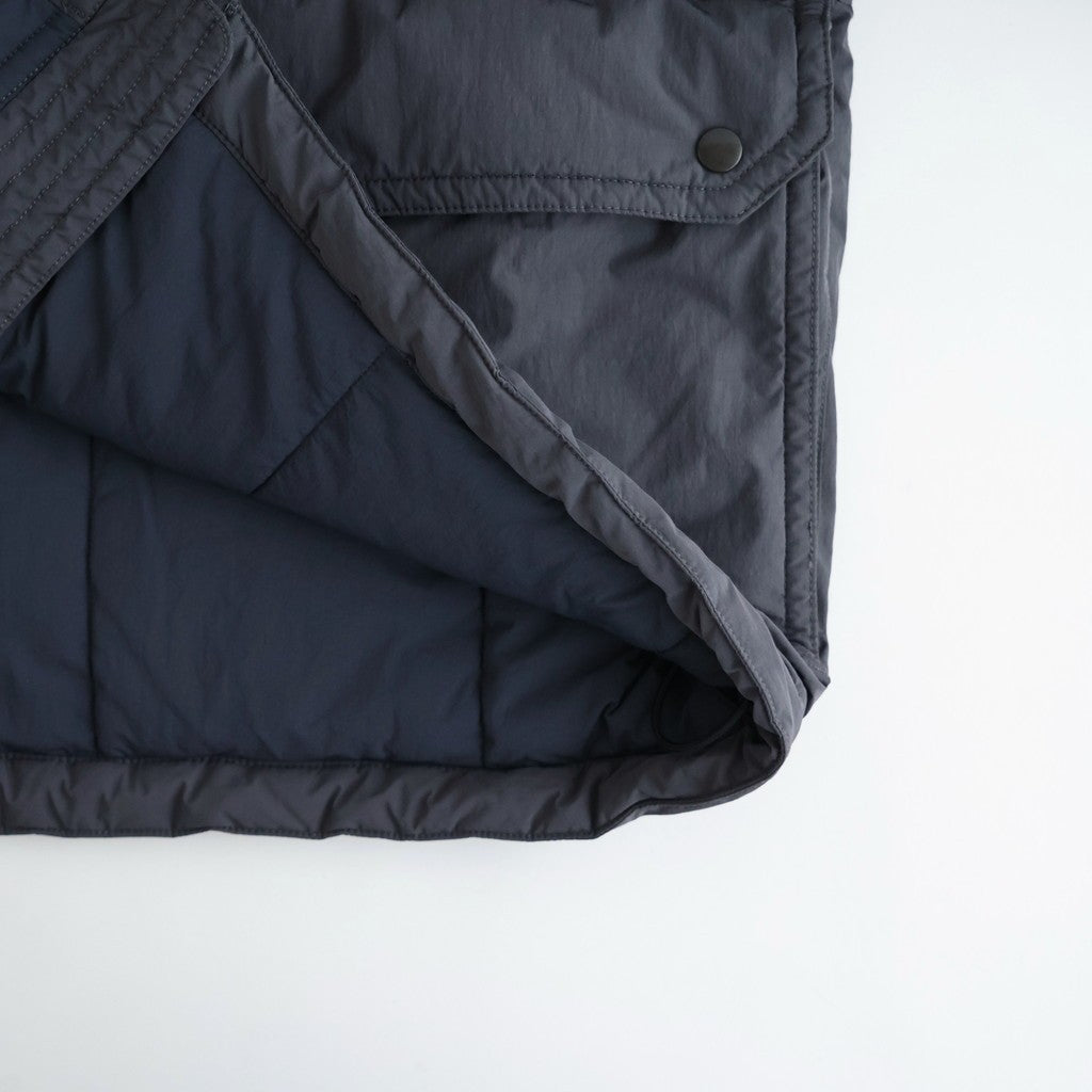 Puffer Military Coat #Charcoal [YK26FW01351C]