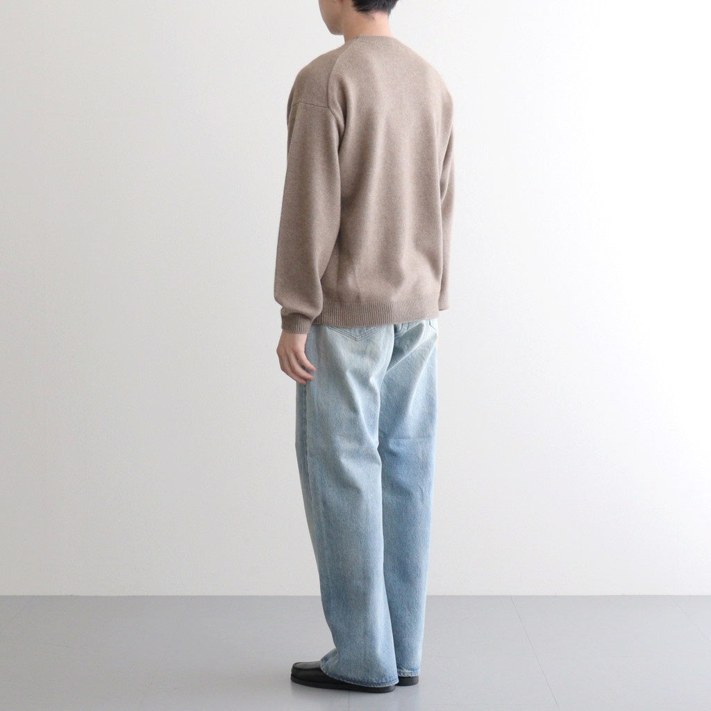 SELVEDGE FADED HEAVY DENIM PANTS #FADED INDIGO [A25AP04DH]