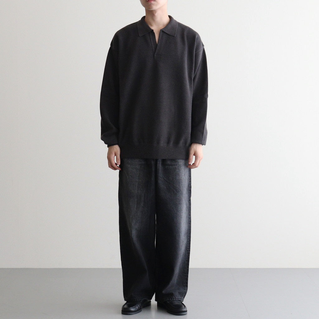 Co/Wo Moss Stitch Skipper #CHARCOAL [2503-003] - ciacura 三重県