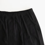 綿ギャバ イージーパンツ #BLACK [HO-P030-051]