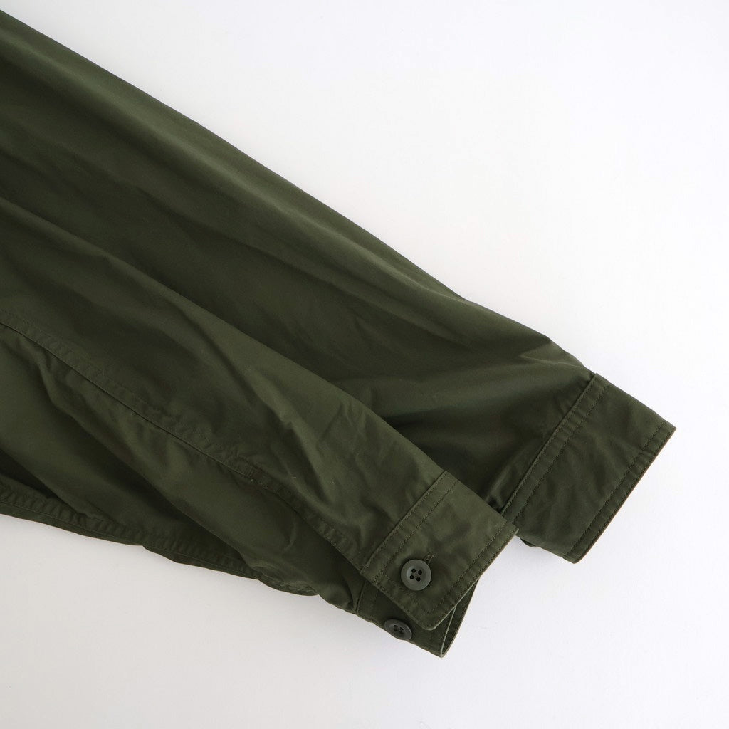 綿ウェザー 製品洗シャツジャケット #KHAKI [HP-B024-051]