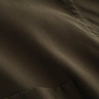 CUPRO TWILL OVERSIZED LS SHIRT #DARK BROWN [ST.1459]