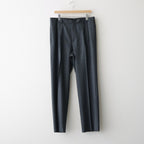 SUPER LIGHT WOOL TWO-TUCK SLACKS #TOP CHARCOAL [A26AP03OS]
