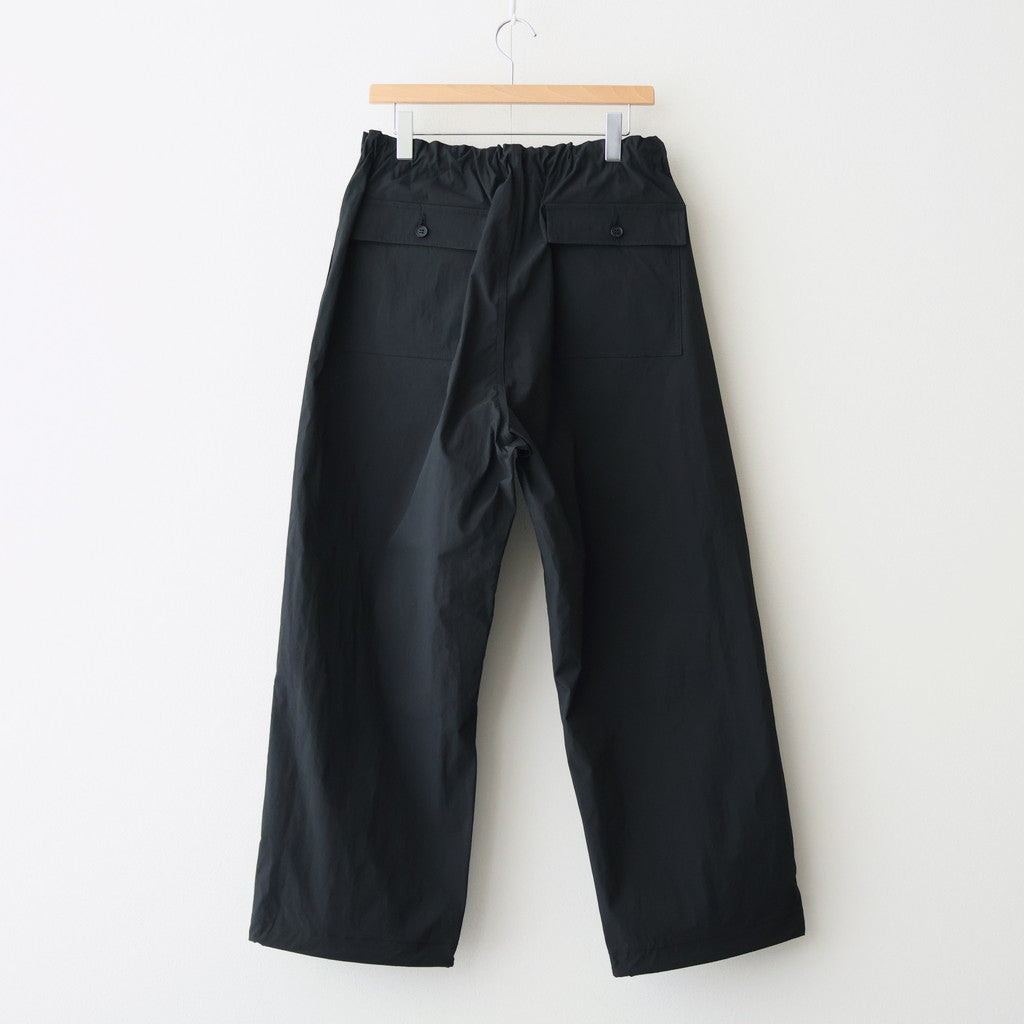エステルウェザーオーバーパンツ #BLACK [HP-P016-051] - ciacura 三重