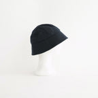 ナイロンオックス製品染セーラーハット #BLACK [HQ-K601-051]