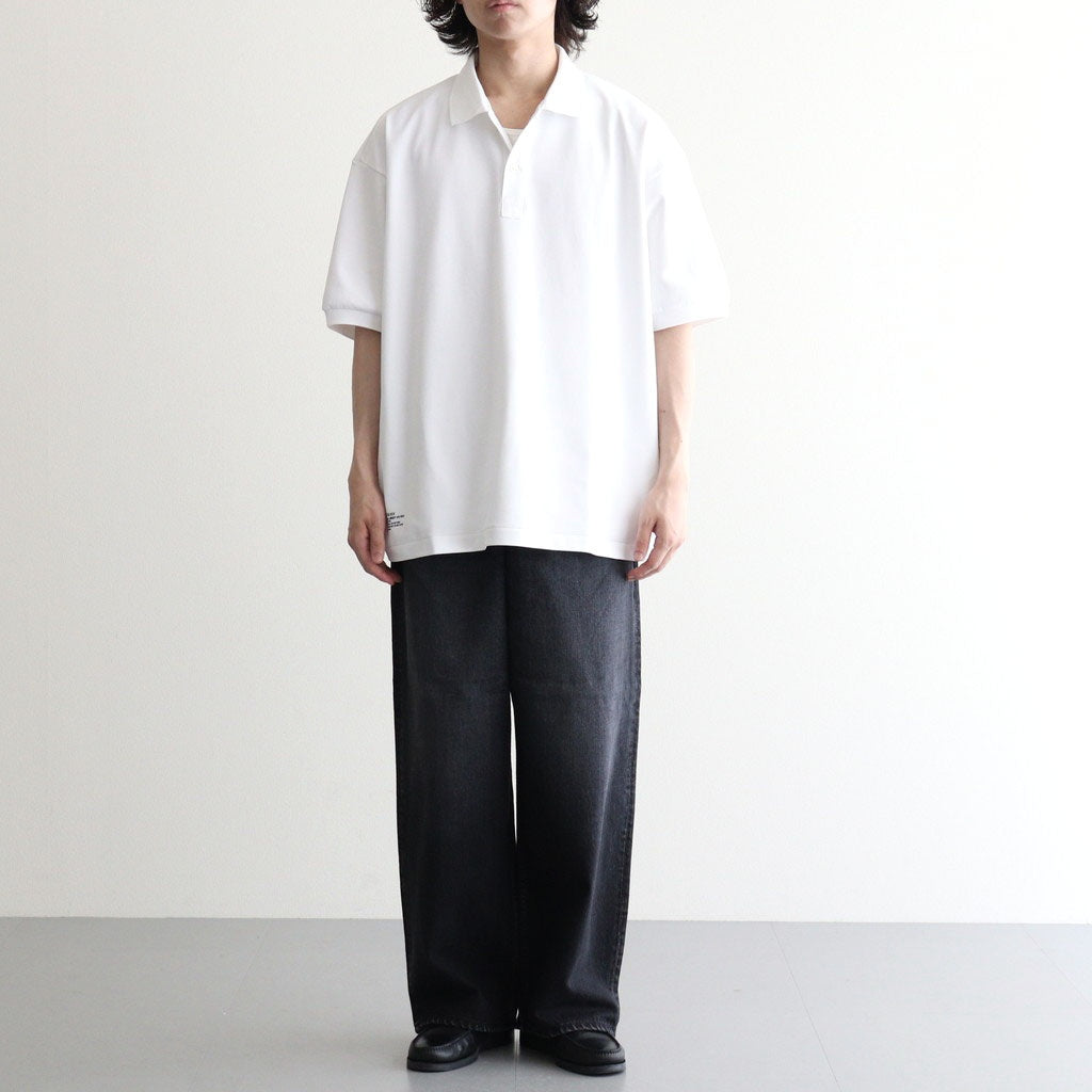 DRY PIQUE JERSEY S/S POLO #WHITE [FSC263-70036]