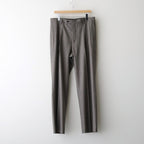 SUPER LIGHT WOOL TWO-TUCK SLACKS #TOP BROWN [A26AP03OS]