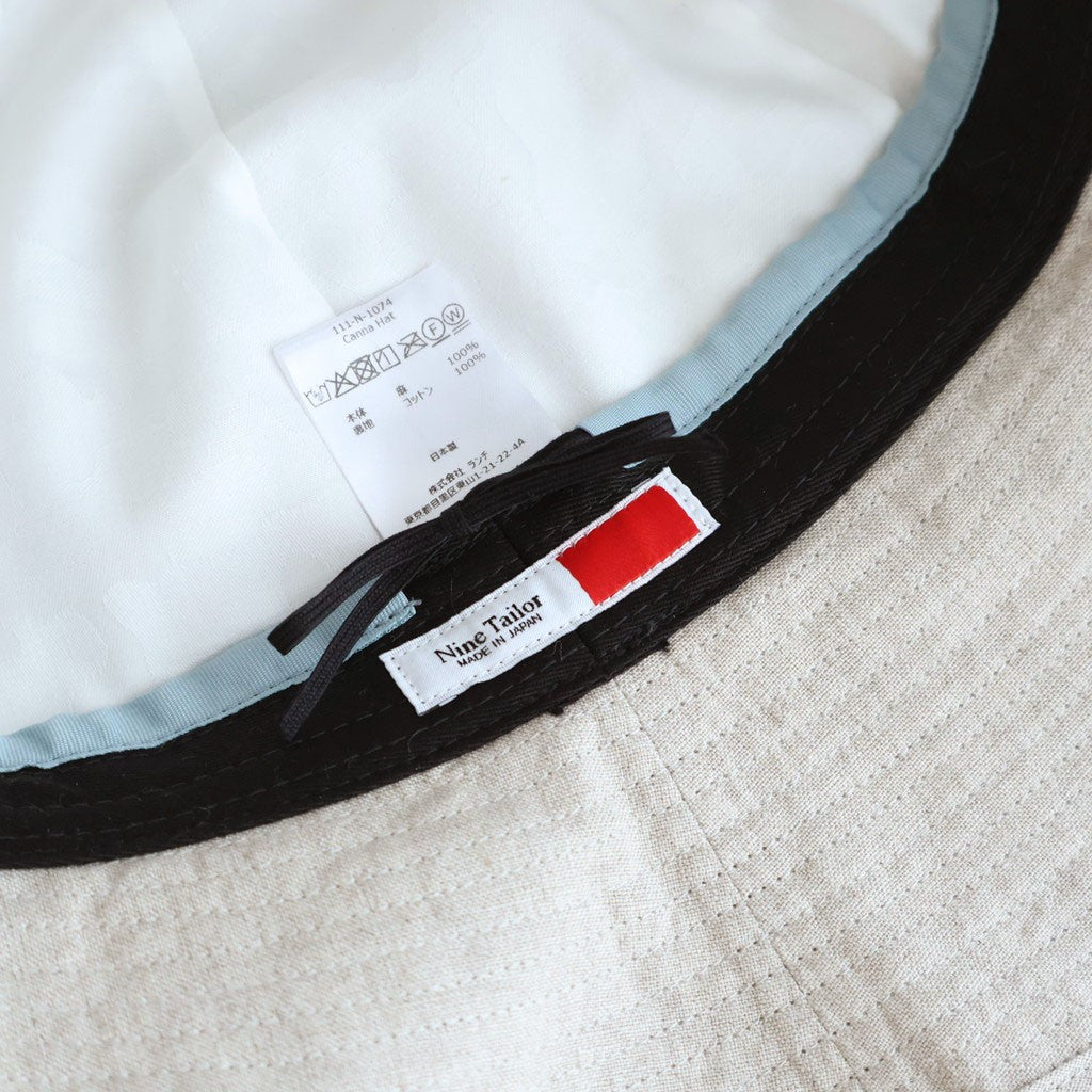 Canna Hat #Linen [N-1074]