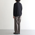 SUPER LIGHT WOOL TWO-TUCK SLACKS #TOP BROWN [A26AP05OS]